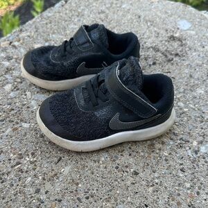 Nike black Velcro sneakers size 7C
